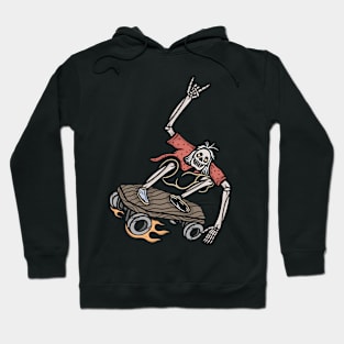 Skate and skull Hoodie